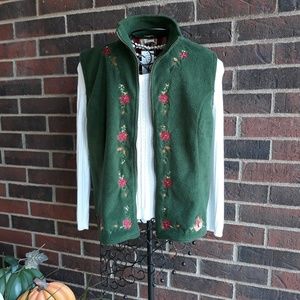 Longaberger Fleece Christmas Vest